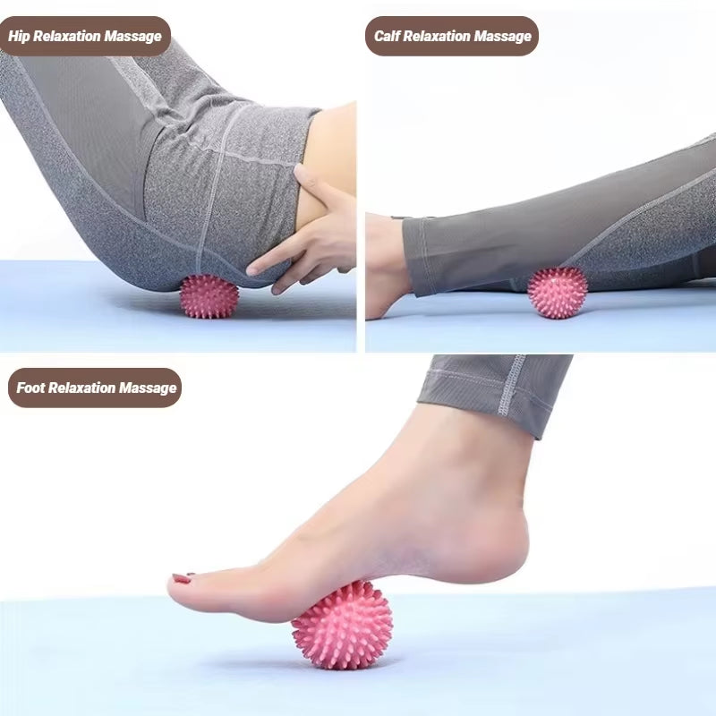 Myofascial Release Massage Ball - Durable Spiky Roller for Deep Tissue Trigger Point Therapy and Muscle Recovery