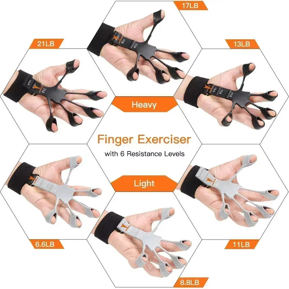 Hand Grip Strengthener for Forearm Strength and Muscle Recovery - Rehabilitation and Fitness Accessory