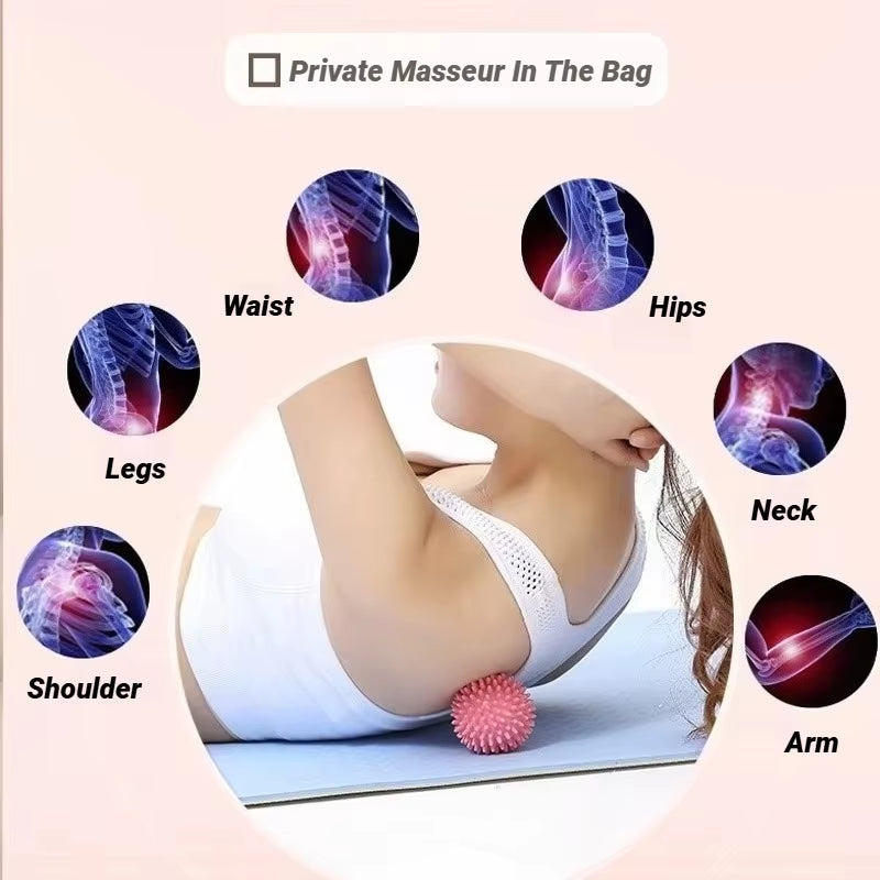 Myofascial Release Massage Ball - Durable Spiky Roller for Deep Tissue Trigger Point Therapy and Muscle Recovery