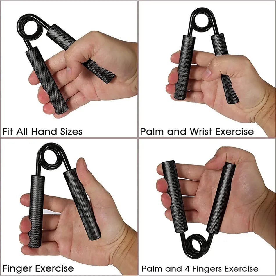 Adjustable Alloy Hand Grip Strength Trainer for Muscle Recovery - 50-350 lbs Resistance
