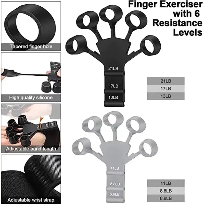 Hand Grip Strengthener for Forearm Strength and Muscle Recovery - Rehabilitation and Fitness Accessory