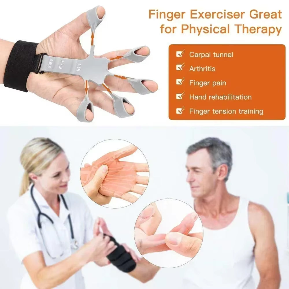 Hand Grip Strengthener for Forearm Strength and Muscle Recovery - Rehabilitation and Fitness Accessory