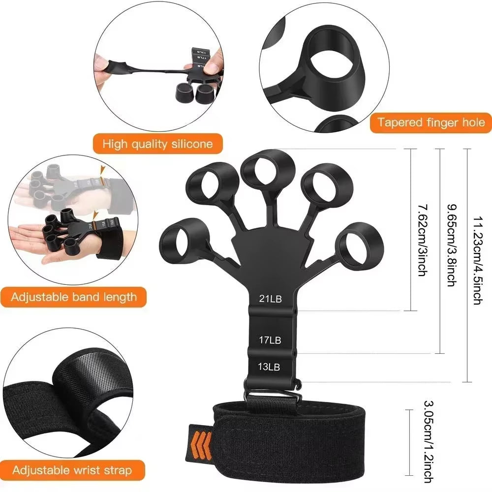 Hand Grip Strengthener for Forearm Strength and Muscle Recovery - Rehabilitation and Fitness Accessory
